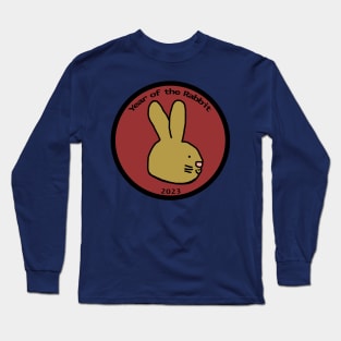 Year of the Rabbit 2023 Bunny Portrait Long Sleeve T-Shirt